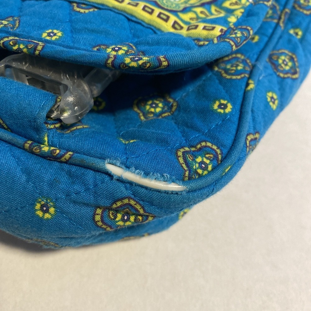 Victoria Hill Quilted Diaper Overnight Tote Large Travel Bag Cotton Blue Paisley - Picture 16 of 16